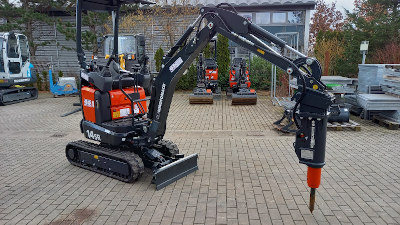 Eurocomach Minibagger mit Hydraulikhammer