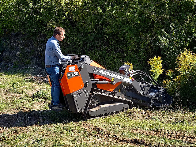Minikettenlader MTL50 mit Mulcher